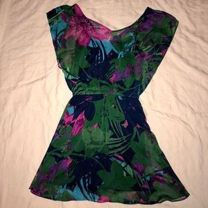 Express Floral Dress Size Small